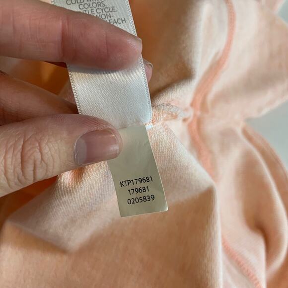 Pure Jill Hoodie Womens XS Extra Small Peach Pima Cotton Blend Pullover J. Jill - Picture 12 of 14